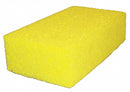 Tough Guy 4 5/16 in x 7 1/2 in Cellulose Sponge, Yellow, 1EA - 2NTH6