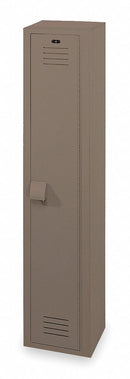 Bradley Toffee Wardrobe Locker, (1) Tier, (1) Wide Openings: 1, 15 in W X 18 in D X 72 in H - LK1518721HV-247