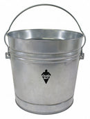 Top Brand Utility Garbage Pail, 10 gal., Silver - 2PYW5