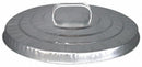 Top Brand Trash Can Top, Round, Flat, 6 gal, Silver - 2PYW9