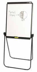 Quartet Gloss-Finish Melamine Dry Erase Board, Easel Mounted, Portable/Carry, 34"H x 26"W, White - 100TE