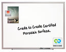 Quartet Gloss-Finish Porcelain Dry Erase Board, Wall Mounted, 48"H x 72"W, White - 2547