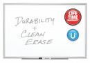 Quartet Gloss-Finish Porcelain Dry Erase Board, Wall Mounted, 36 inH x 48 inW, White - 2544