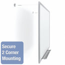Quartet Gloss-Finish Porcelain Dry Erase Board, Wall Mounted, 48"H x 72"W, White - 2547