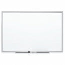 Quartet Gloss-Finish Porcelain Dry Erase Board, Wall Mounted, 48"H x 72"W, White - 2547