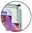 Quartet Sign Holder, Wall, 24x36, Alum, Silver - CF32