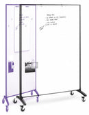 Quartet Divider Panel, Dry-Erase/Fabric, 72x48 In - 6640MB