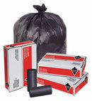 Tough Guy Trash Bag, 34 to 38 gal., HDPE, Coreless Roll, Black, PK 250 - 2U384