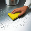 3M 6 in x 3 5/8 in Cellulose, Synthetic Fiber Scrubber Sponge, Green, Yellow, 20PK - 74