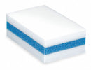 Tough Guy 4 11/32 in x 2 3/4 in Melamine Foam Sponge, Blue, White, 24PK - 280180
