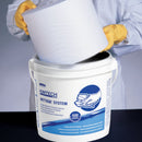 Kimtech Dry Wipe Roll, Kimtech WetTask, 12" x 12-1/2", Number of Sheets 60, White, PK 6 - 6001