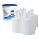 Kimtech Dry Wipe Roll, Kimtech WetTask, 12" x 12-1/2", Number of Sheets 60, White, PK 6 - 6001