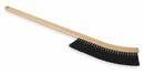 Tough Guy 24"L Horsehair Long Handle Bench Brush, Natural - 2VNA7