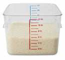 Rubbermaid 11 3/4 in" x 10 1/2 in" x 7 3/4 in" Co-Polyester Space Saving Storage Container, Clear - FG631200CLR