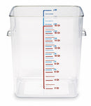 Rubbermaid 11 3/4 in" x 10 1/2 in" x 14 7/16 in" Co-Polyester Space Saving Storage Container, Clear - FG632200CLR