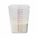 Rubbermaid 11 3/4 in" x 10 1/2 in" x 14 7/16 in" Co-Polyester Space Saving Storage Container, Clear - FG632200CLR