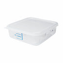 Rubbermaid 8 3/4 in" x 8 3/8 in" Polyethylene Space Saving Container Lid, White - FG650900WHT