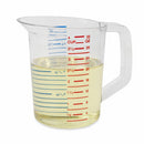Rubbermaid Measuring Cup, 1 qt. Capacity, BPA Free Polycarbonate, Clear - FG321600CLR