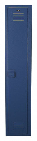 Bradley Deep Blue Wardrobe Locker, (1) Tier, (1) Wide Openings: 1, 12 in W X 12 in D X 72 in H - LK1212721HV-203