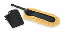 Tough Guy Microfiber Duster with Folding Handle, Microfiber Head Material, 22" Length, Black/Tan - 2ZPD9