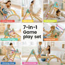 7-in-1 Rainbow Pikler Triangle Set