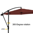 Malta 10ft Cantilever Umbrella | Abba Patio