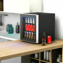 60 Can Beverage Mini Refrigerator With Glass Door