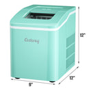 Portable Countertop Ice Maker Machine With Scoop-Green