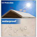 Replacement Top Canopy Cover for 10 x 20-Feet 8 Legs Carports with Ball Bungees (Frame Not Included)