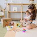 Tiny Land® Montessori Toys Set for Newborns ( 6-9 Month )