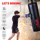 5 Pieces 40Lbs Filled Punching Boxing Set With Jump Rope and Gloves