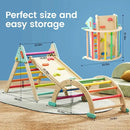7-in-1 Rainbow Pikler Triangle Set