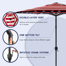 Lyon | 9ft Market Umbrella