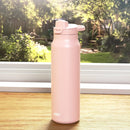 Stainless Steel Chug Water Bottle - Rose Quartz