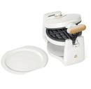 Rotating Belgian Waffle Maker, White Icing by Drew Barrymore