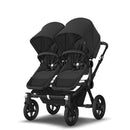 Donkey 5 Duo Stroller Extension Set Complete - Midnight Black