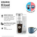 K-Iced Essentials Iced and Hot Single-Serve K-Cup Pod Coffee Maker - White