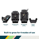 SlimRide 4-in-1 Convertible Car Seat - Black Beauty