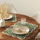 2pk Reversible Placemat Scallop Green - Threshold™