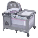 Nursery Den Playard With Rocking Cradle - Daisy Pink