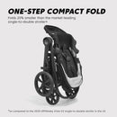 City Select 2 Single-to-Double Modular Stroller Eco Collection - Lunar Black