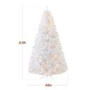 Pre-Lit Premium Hinged Artificial Christmas Tree - White