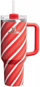 40 oz Stainless Steel H2.0 FlowState Quencher Tumbler - Candy Cane Twist