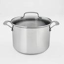 8qt Stainless Steel Stock Pot - Silver
