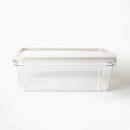 14 Cup Plastic Rectangle Food Storage Container - Clear