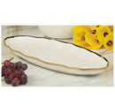 Certified International Regency Gold Oval Fish Serving Platter
