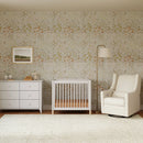 Gelato 4-in-1 Convertible Mini Crib and Twin Bed - White/Washed Natural