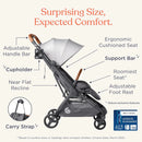 Metro 3 Deluxe Baby Stroller - Jet Black