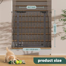 Pressure-Mounted No-Tools Pet Gate - Grey