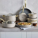 Jewel Ceramic Non-Stick Cookware Set, 11-piece